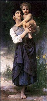 Mother and Child -William Bougereau